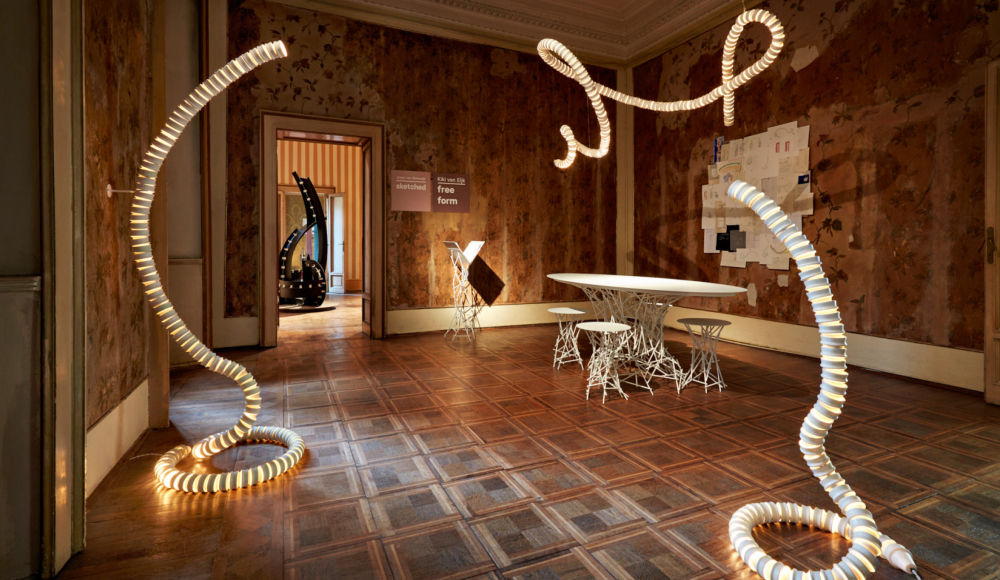 Kunstinstallatie in Milaan 