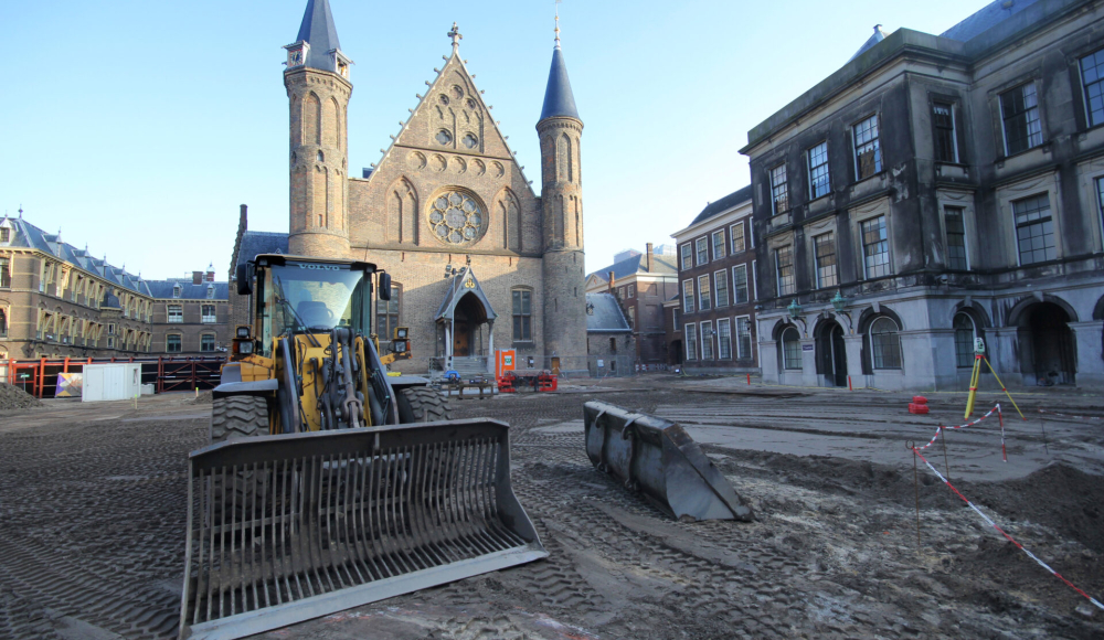 Renovatie van het Binnenhof in Den Haag Renovatie van het Binnenhof in Den Haag