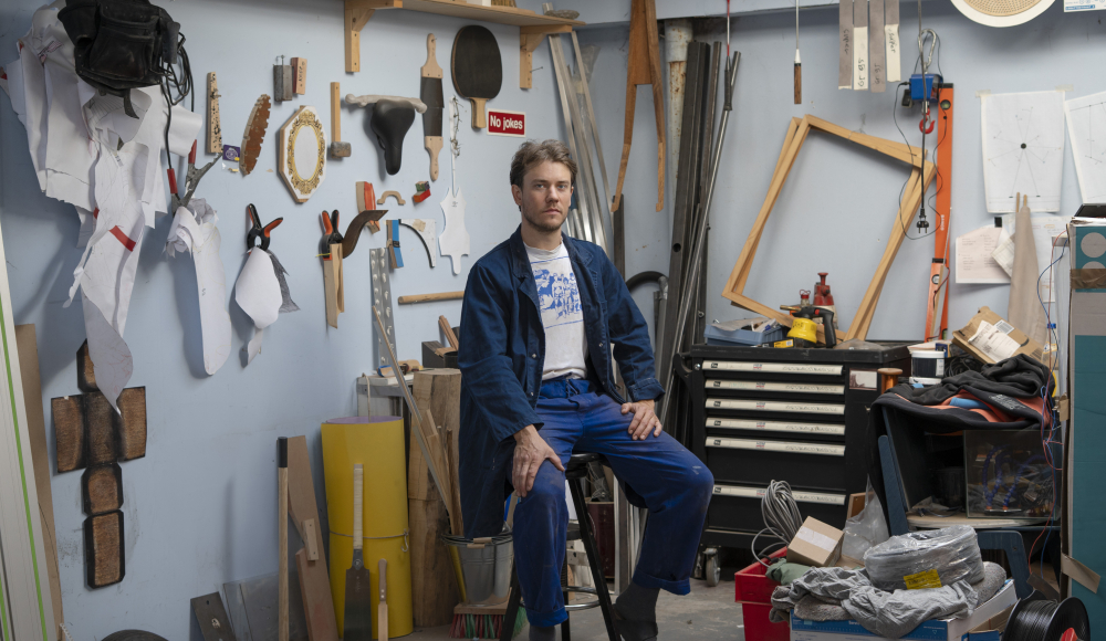 Jacob Wallett in zijn studio. Foto: Ayşe Emre