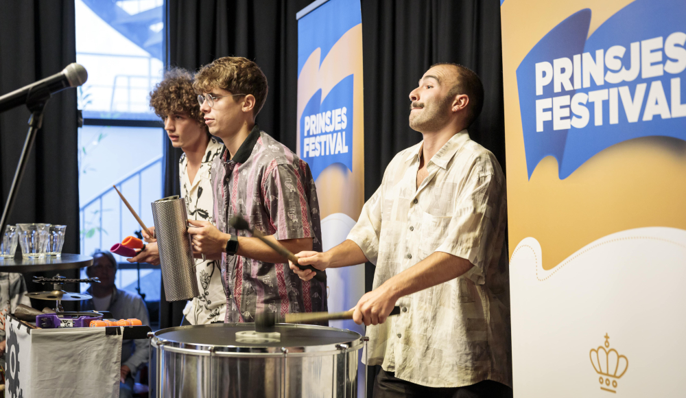 Percussie-optreden tijdens Prinsjesfestival Percussie-optreden tijdens Prinsjesfestival