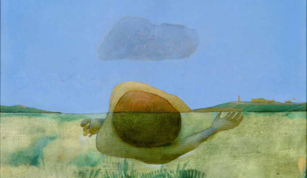 Co Westerik, Zwemmer 1, 1962, olieverf op doek, Museum de Fundatie (collectie Provincie Overijssel), Zwolle en Heino/Wijhe