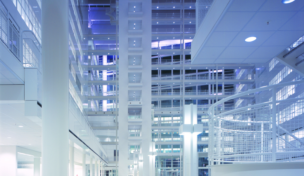 Atrium van het Stadhuis in Den Haag