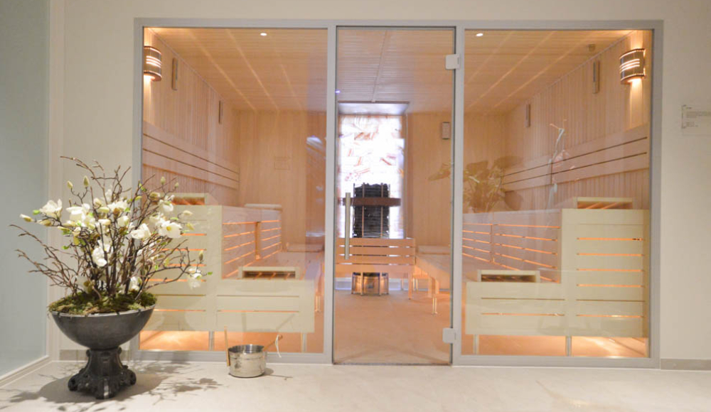 De sauna van Amrath Kurhaus Scheveningen