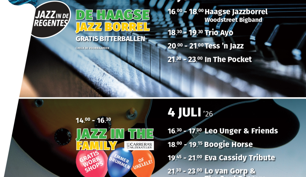Programma Jazz in de Regentes 2026
