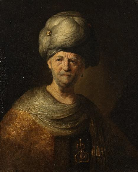 Rembrandt van Rijn (1606-1669), navolger, Man in oriëntaalse kleding, na 1632, Kyiv, Khanenko Museum Rembrandt van Rijn (1606-1669), navolger, Man in oriëntaalse kleding, na 1632, Kyiv, Khanenko Museum