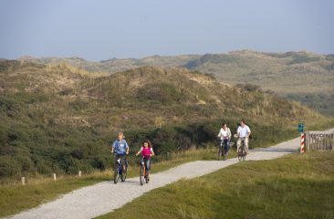 Fietsen door de duinen Fietsen door de duinen