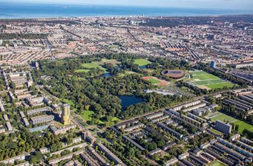 Bovenaanzicht Zuiderpark Den Haag