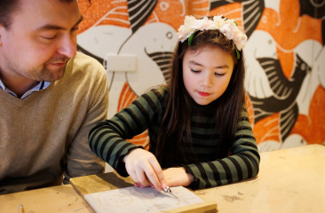 Maak je eigen linoleumsnede - Foto: Fred Ernst