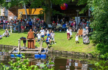 Kinderen spelen tijdens Zuiderpark Vakantiepark 