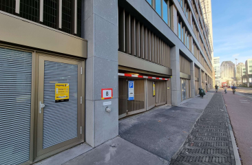 Ingang van parkeergarage ParkBee Wijnhaven (c) ParkBee 