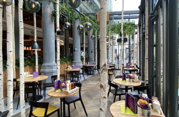 Hans im Glück vestiging Den Haag interieur.