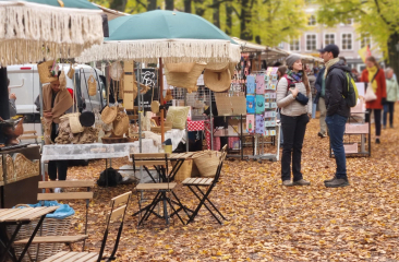Home Made Market in de herfst op het Lange Voorhout