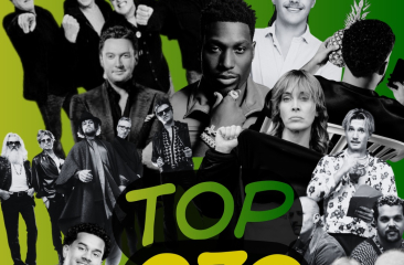 Collage van muzikanten uit Den Haag met de tekst 'TOP 070'.