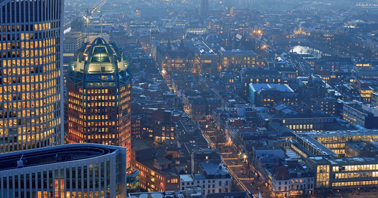 Den Haag vanuit de lucht gezien Den Haag vanuit de lucht gezien