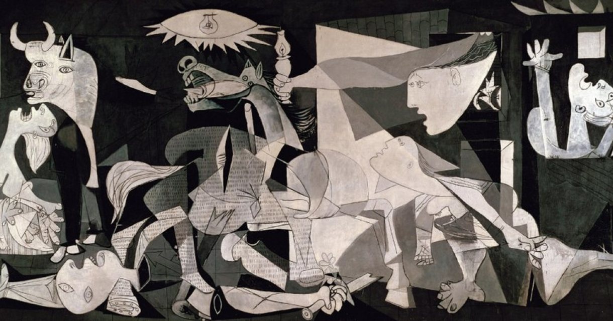 Picasso Guernica - Pablo Picasso Guernica: Interpretation, Analyse, Geschichte - When world war ii broke out, the artist decided that the painting should remain in the custody of new york's.