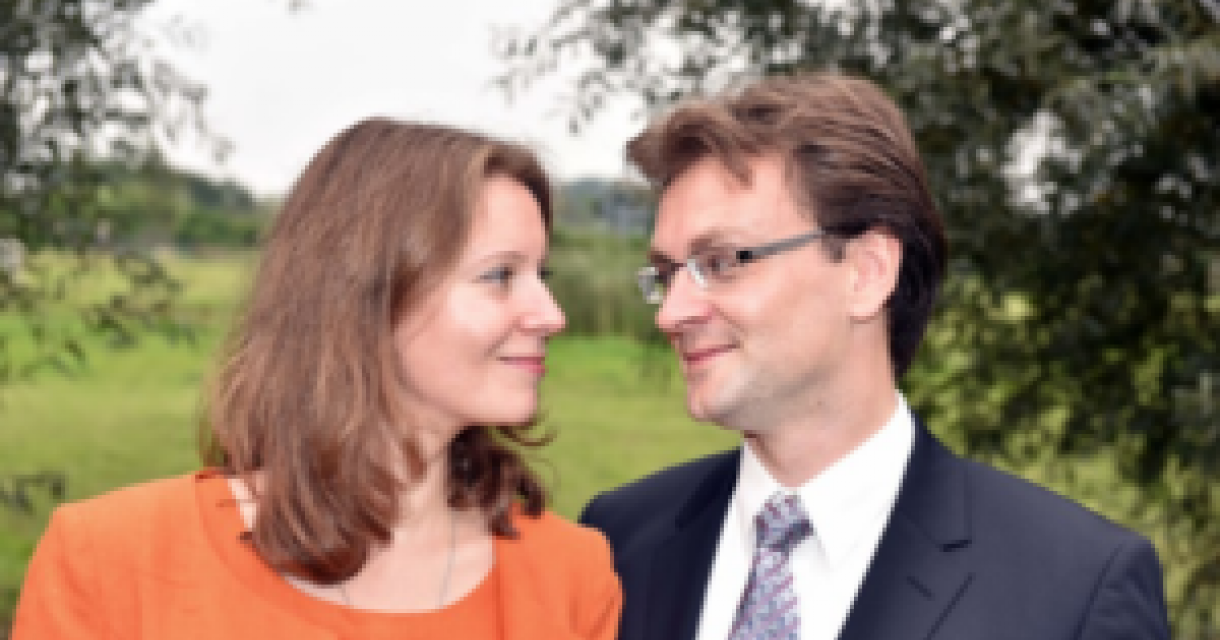 Anna Karpenko en Bert den Hertog Anna Karpenko en Bert den Hertog