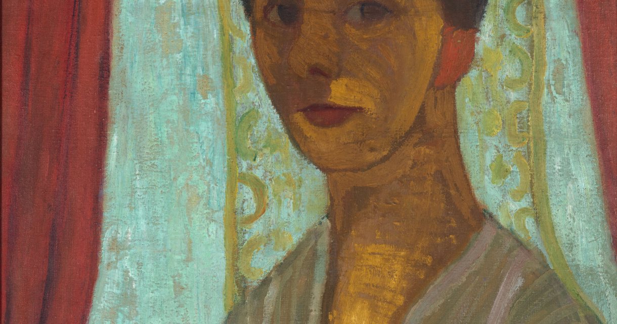 Paula Modersohn Becker (1876-1907), 1906-1907, olieverf op doek, 67,5 x 57,5 cm, Kunstmuseum Den Haag. Paula Modersohn Becker (1876-1907), 1906-1907, olieverf op doek, 67,5 x 57,5 cm, Kunstmuseum Den Haag.