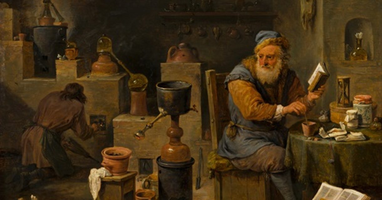 David Teniers de Jonge - De alchemist David Teniers de Jonge - De alchemist