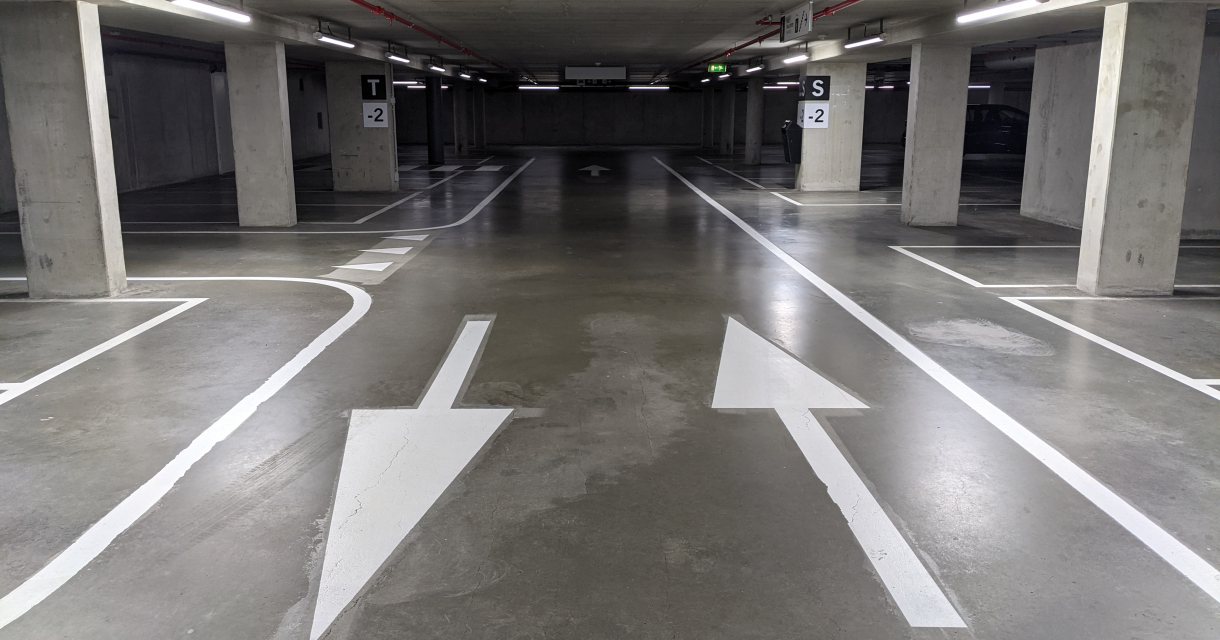 Parkeergarage Den Haag - algemeen beeld Parkeergarage Den Haag - algemeen beeld