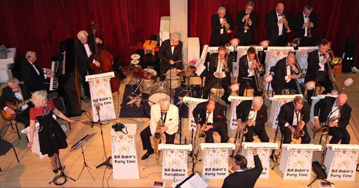 35 jaar Bill Baker’s Big Band “RHYTHM IS OUR BUSINESS” 35 jaar Bill Baker’s Big Band “RHYTHM IS OUR BUSINESS”