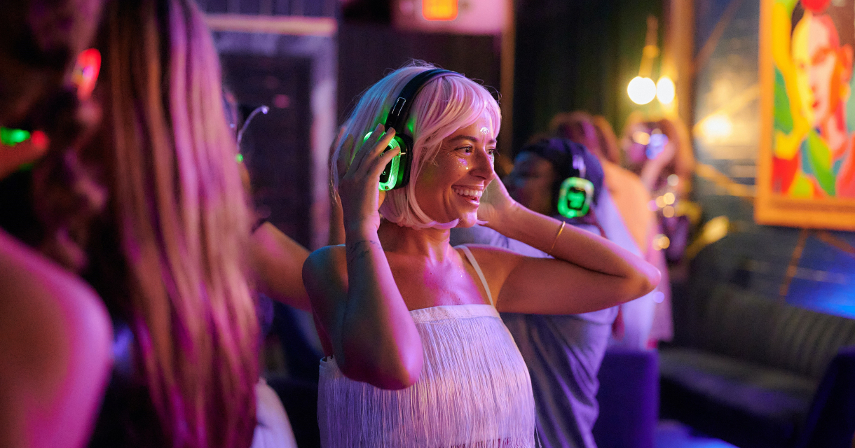 Silent Disco Grote Markt. Foto: Joenz Tucker