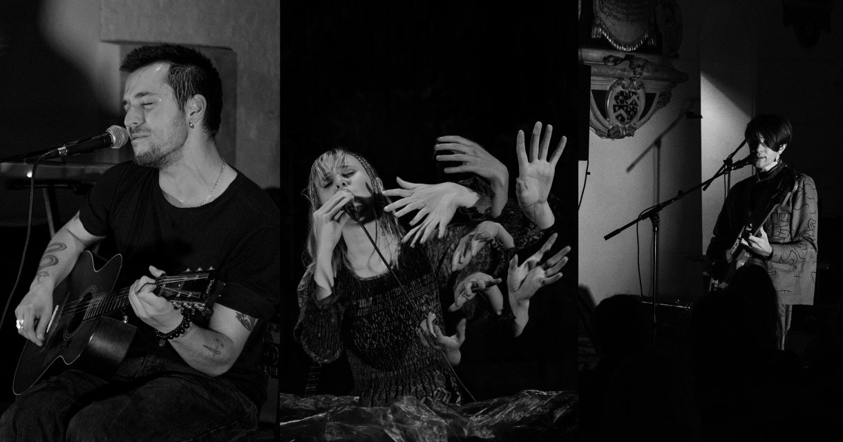 Noah Yorke, Tara Pasveer en Wouter Mol Noah Yorke, Tara Pasveer en Wouter Mol