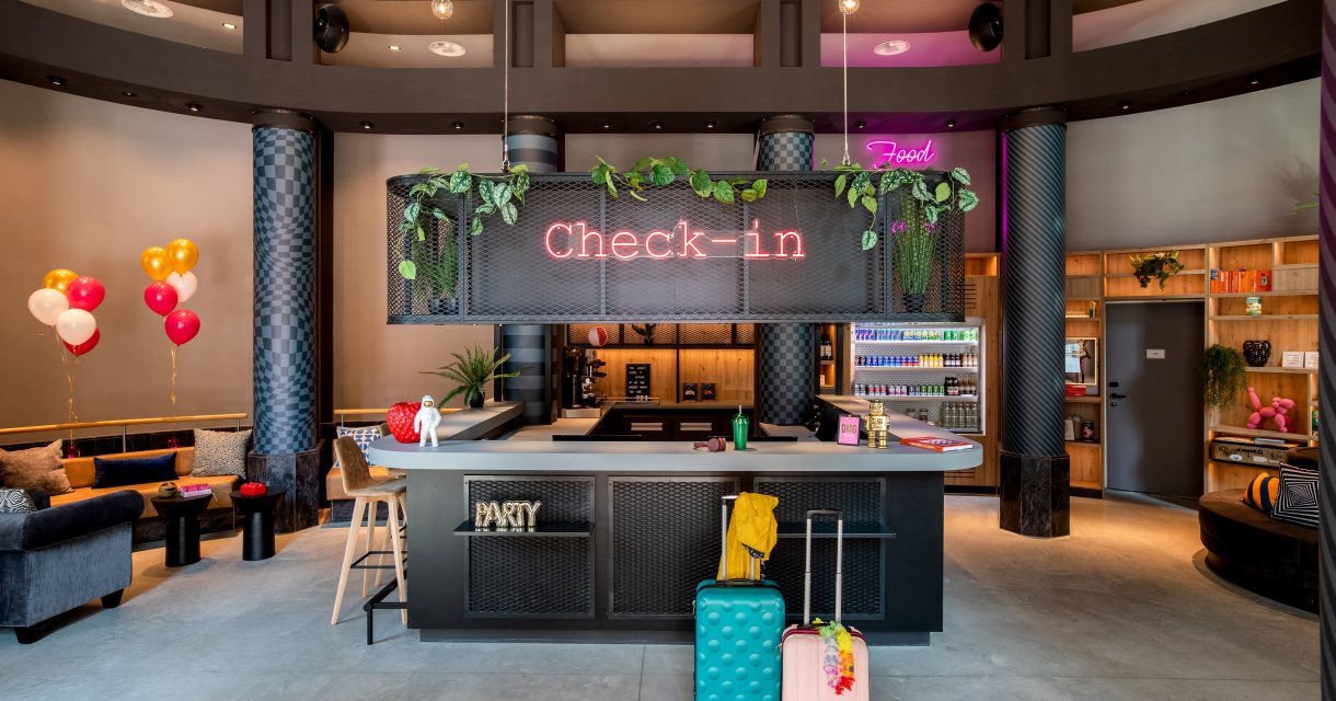 Moxy hotel The Hague receptie Moxy hotel The Hague receptie