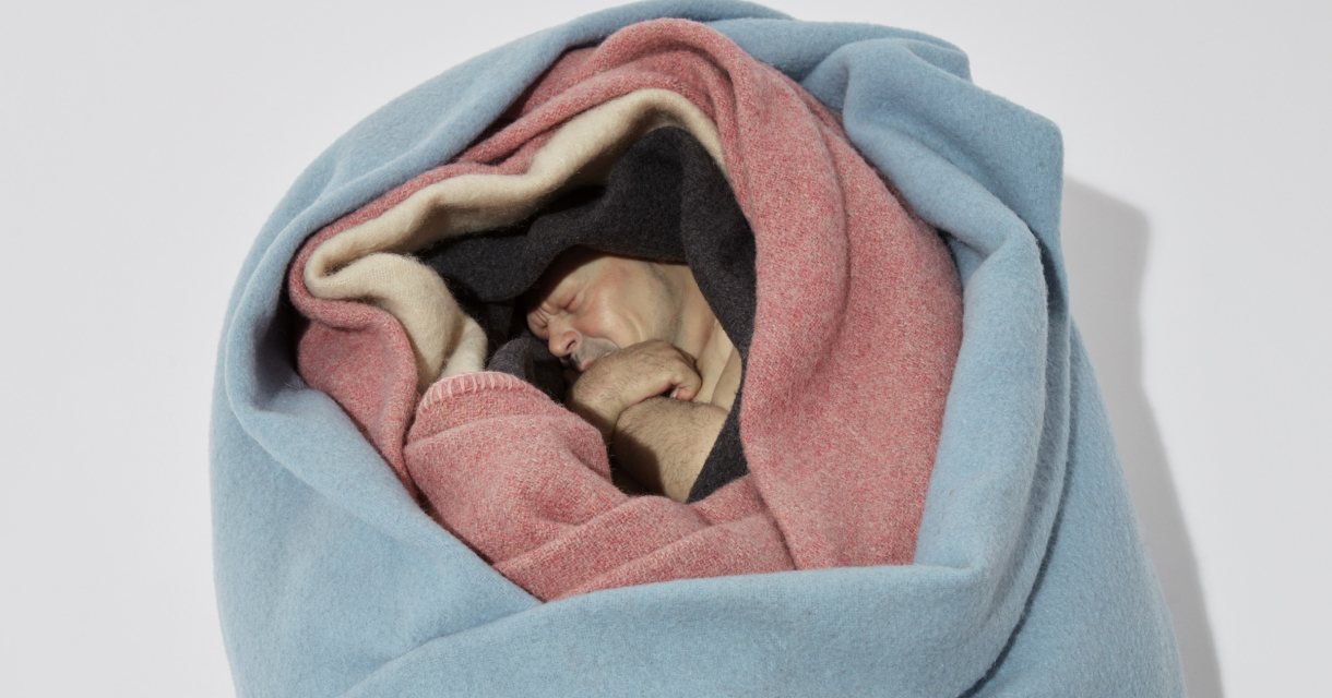Ron Mueck, Man in Blankets -Collection Museum Voorlinden Ron Mueck, Man in Blankets -Collection Museum Voorlinden