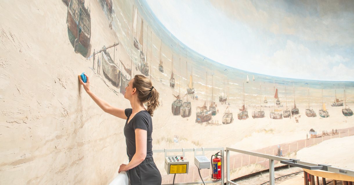 Restauratie Panorama van Scheveningen - Museum Panorama Mesdag