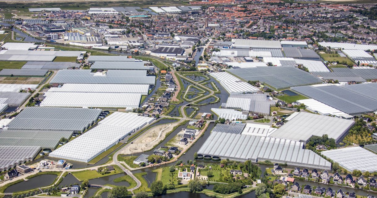Luchtfoto gemeente Westland