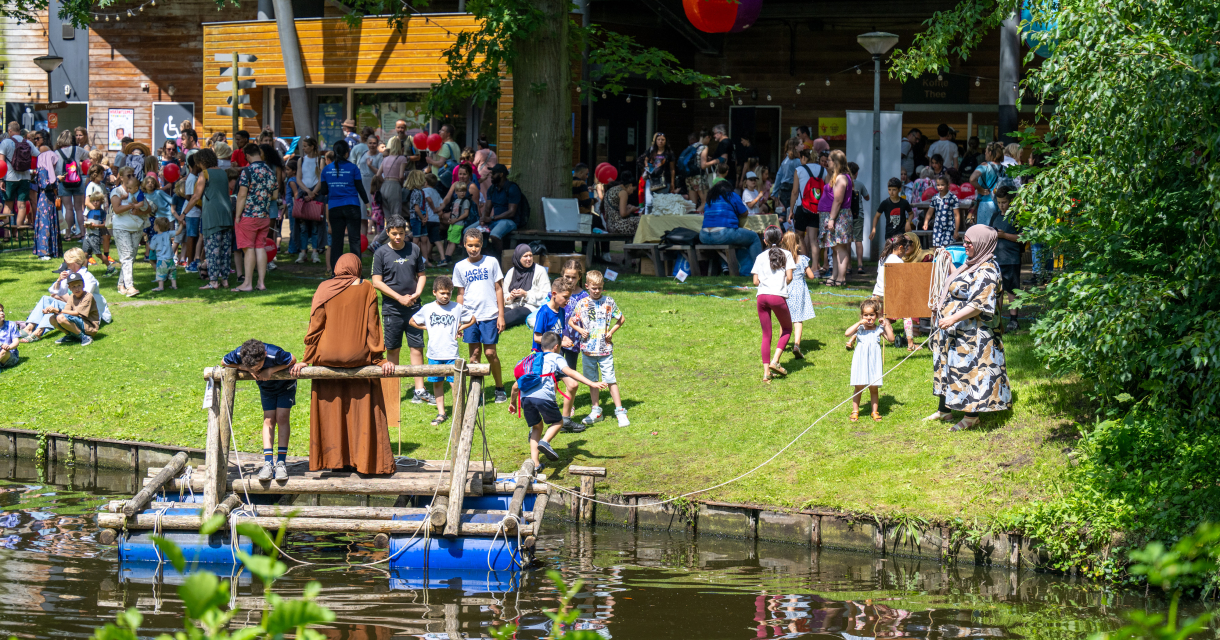 Kinderen spelen tijdens Zuiderpark Vakantiepark 