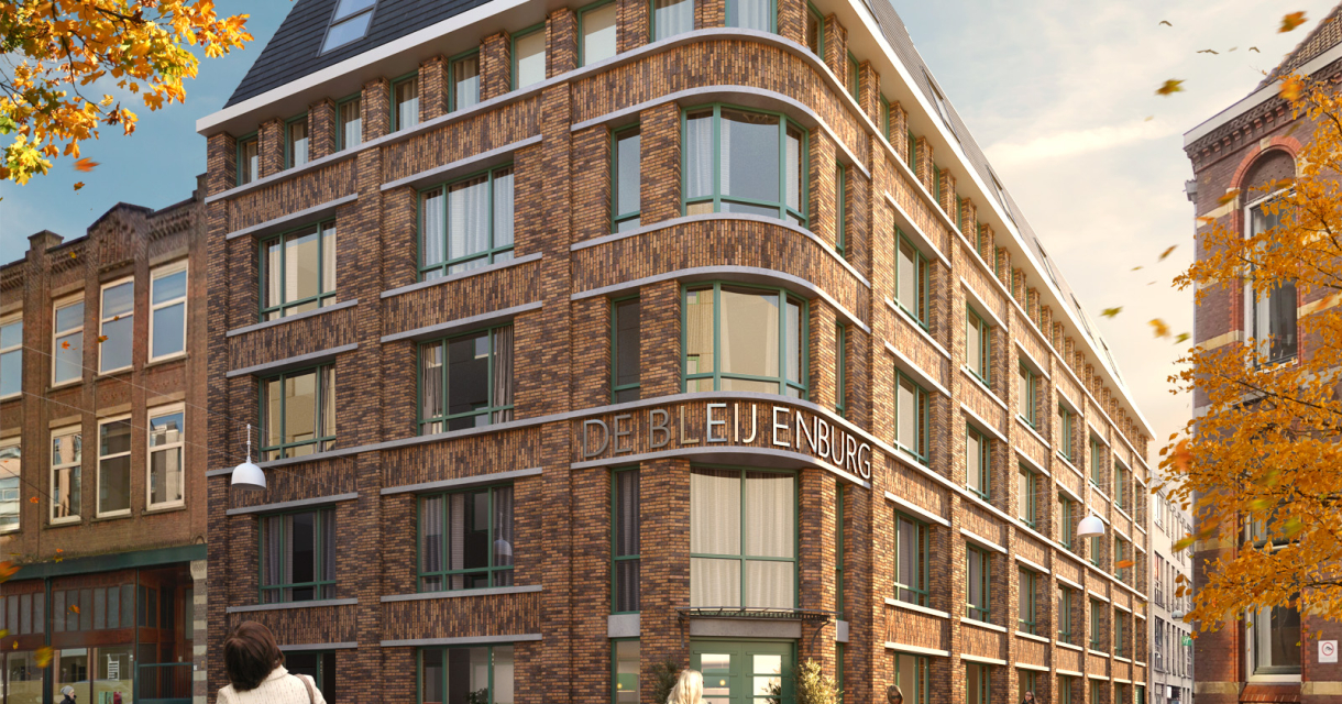 Concept foto van de buitenkant van Townhouse hotel 