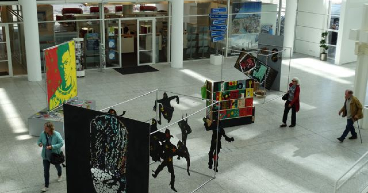 Africa Expo in het Atrium Den Haag Africa Expo in het Atrium Den Haag