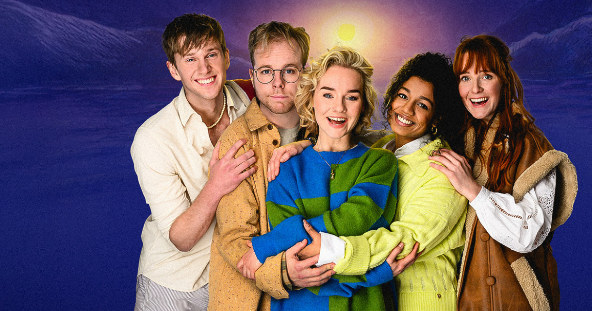 Cast van de musical 'Hoe overleef ik alles wat ik niemand vertel'. Cast van de musical 'Hoe overleef ik alles wat ik niemand vertel'.