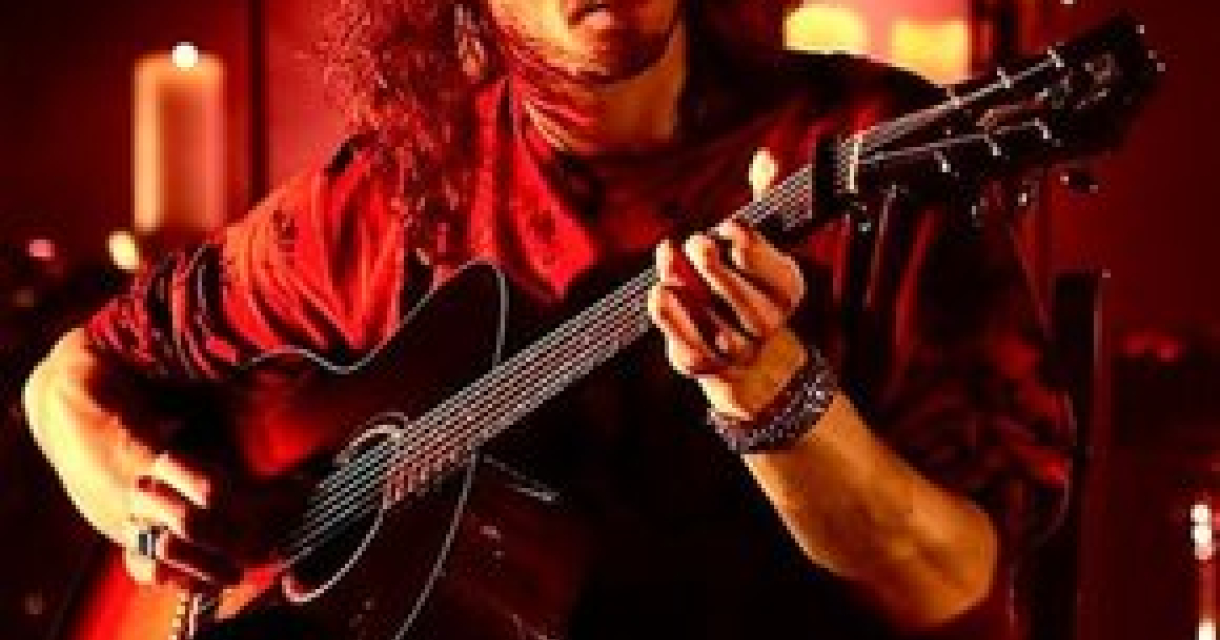 Gitarist met zonnebril Gitarist met zonnebril