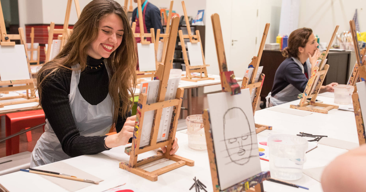 Portretworkshop voor volwassenen bij het Mauritshuis