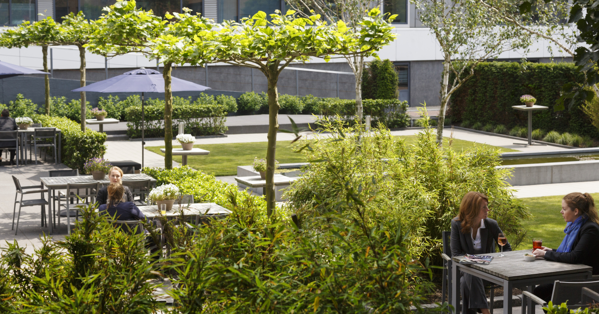 The Hague Marriott - garden terrace The Hague Marriott - garden terrace