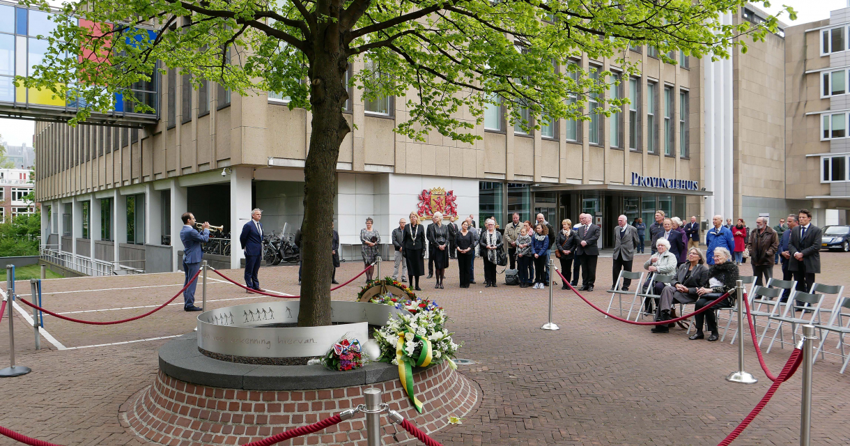 Herdenking monument Haagse dwangarbeiders Herdenking monument Haagse dwangarbeiders