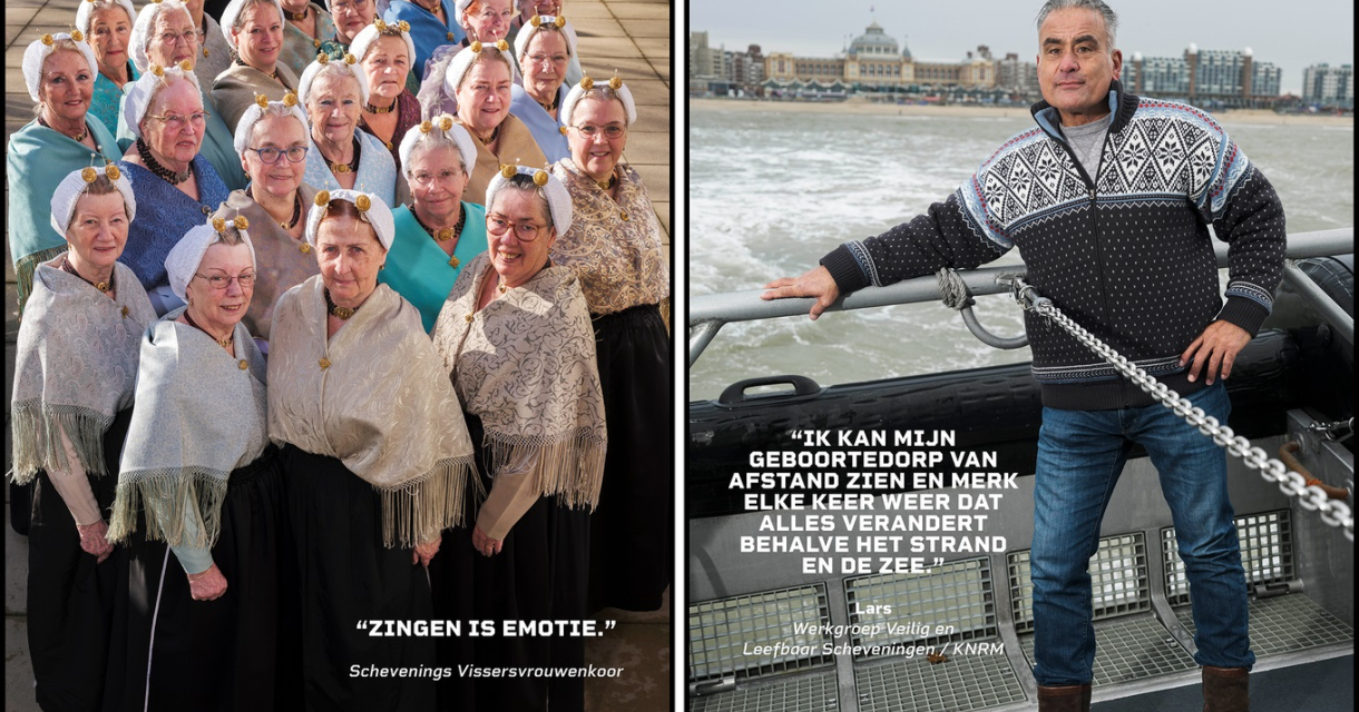 Groep oudere vrouwen in traditionele kledij met hoofddoeken