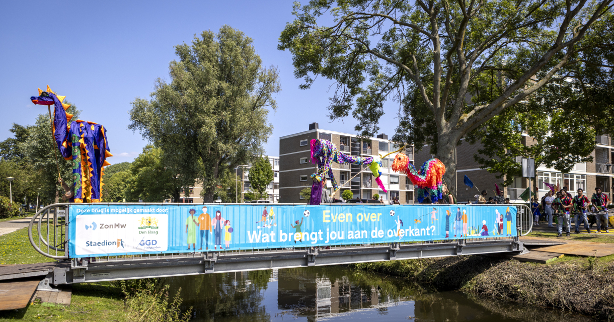 Placetesting in De Gaarden. Gezonde Stedelijke Ontwikkeling. GGD Haaglanden. Foto Jeffrey Grouwstra