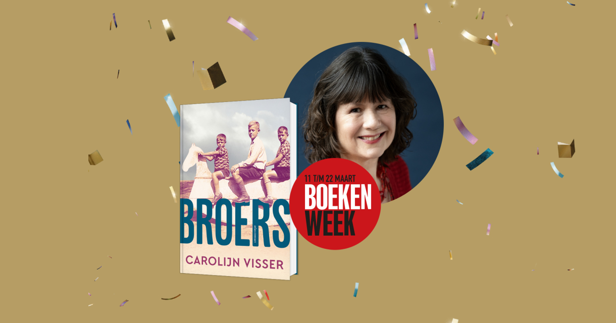 Portret van schrijver Carolijn VIsser