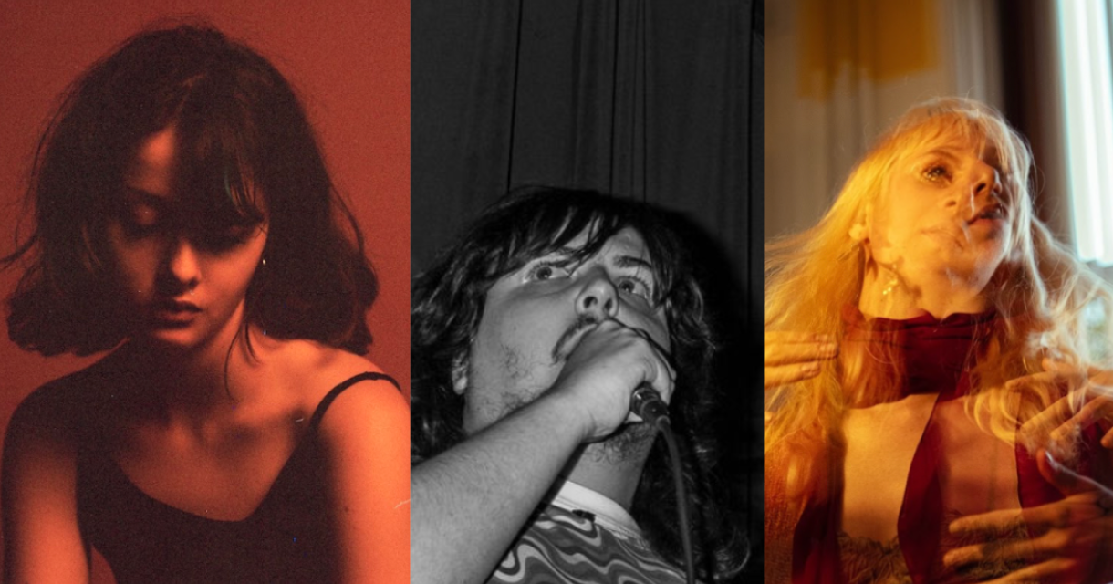Artists SKYAA, Thor Kissing and Tara Pasveer performing at Grey Space in the Middle