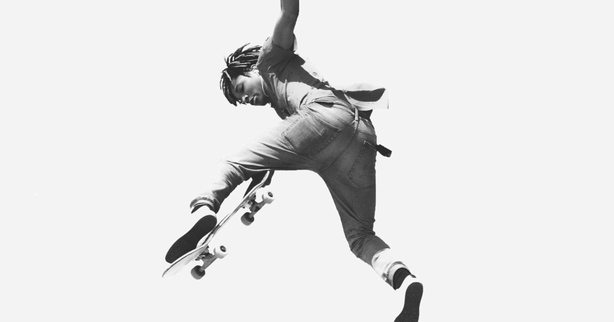 Skaters in actie tijdens het skate-evenement Market Mayhem in Den Haag