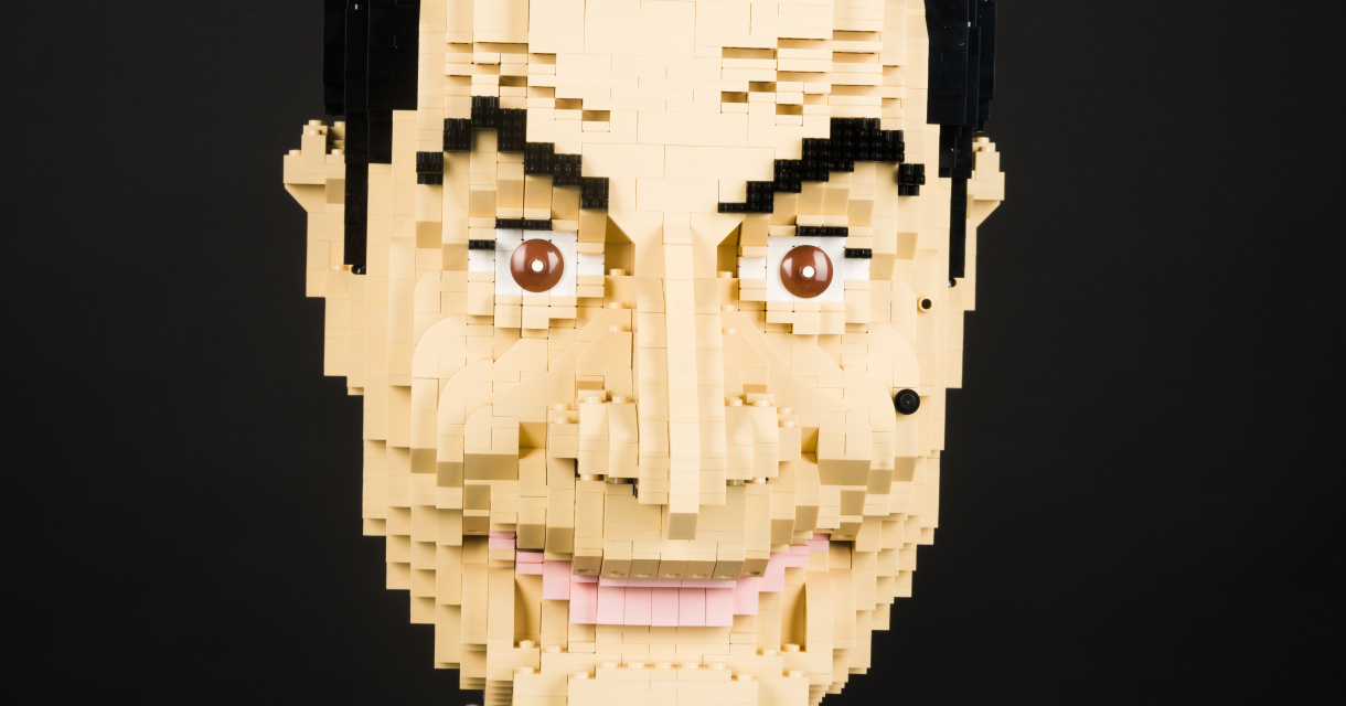 Mr Bean van Lego stenen Mr Bean van Lego stenen