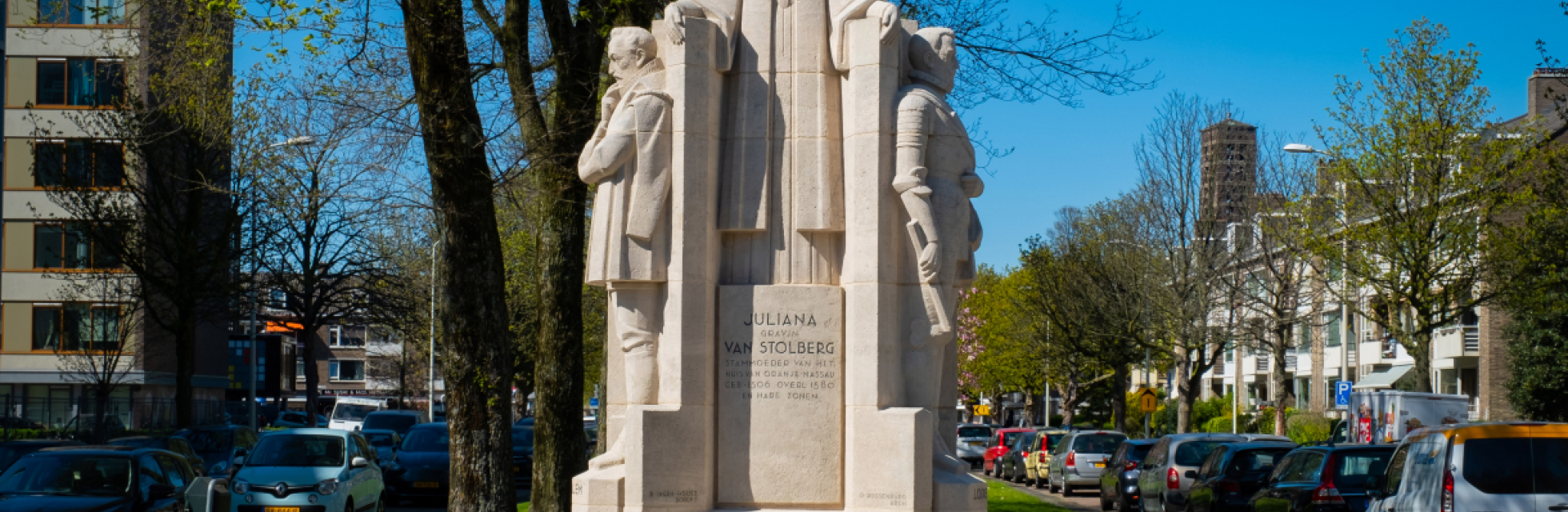Monument Juliana van Stolberglaan - Bombardement Bezuidenhout