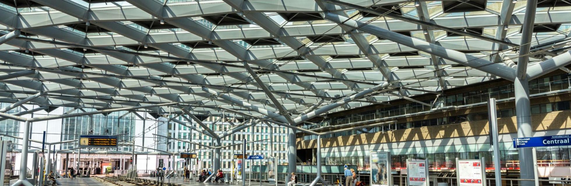 Foto van het spoor Den Haag Centraal Station
