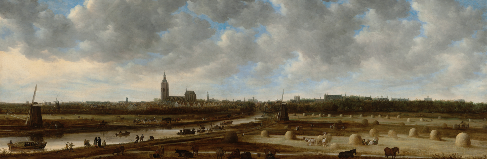 Schilderij 'Gezicht op Den Haag' van Jan van Goyen (1650-1651)