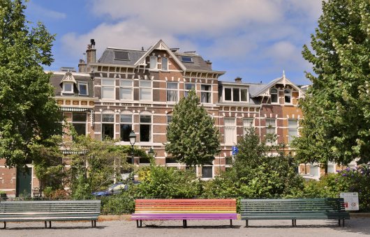 Koningsplein in het Regentessekwartier in Den Haag 