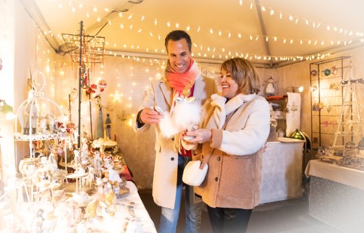 Royal Christmas Fair op Lange Voorhout in Den Haag