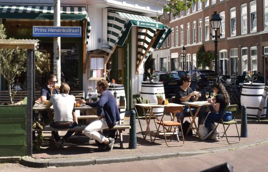 Terras By Rem in Prins Hendrikstraat Den Haag